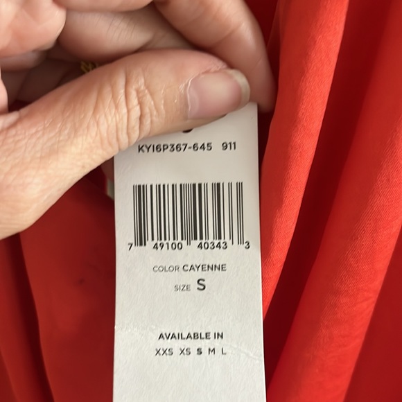 BCBG dress,size S new with tags, color orange - Picture 2 of 5